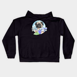 Summer Dog Lets Surf Kids Hoodie